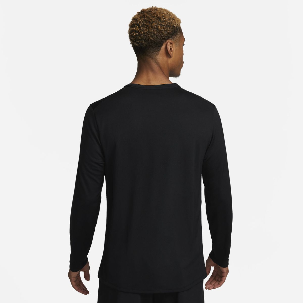 NIKE - Polera Nike Miler Negro Hombre