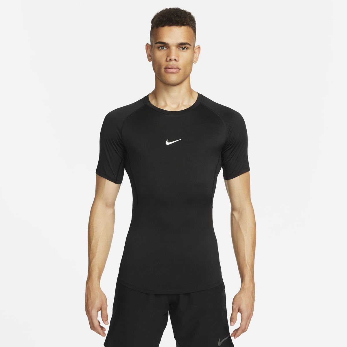 NIKE - Polera Nike Pro Negro Hombre