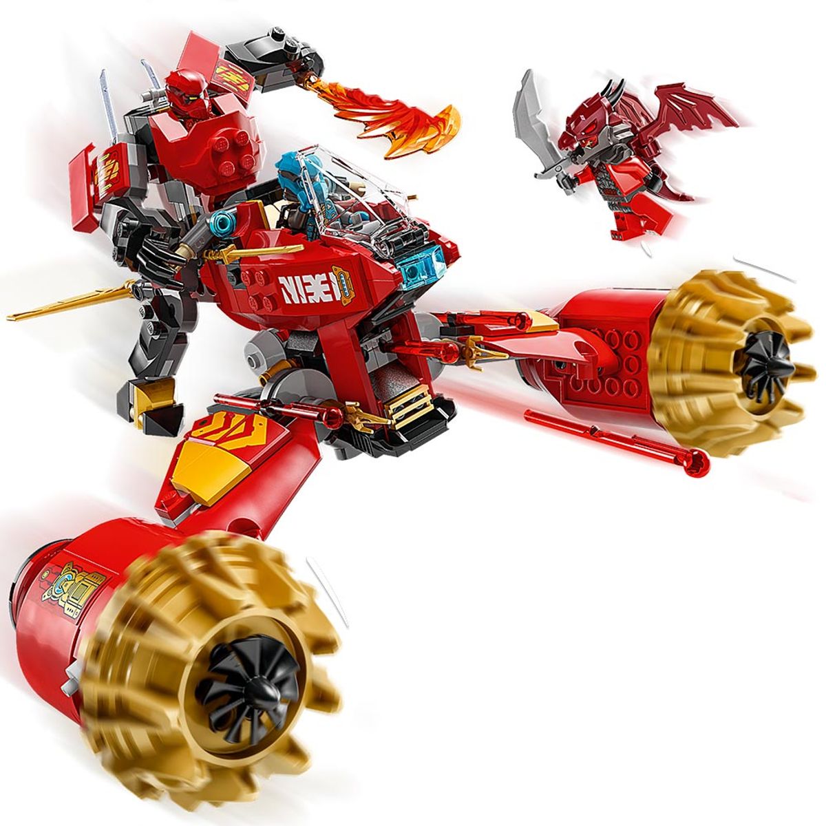 LEGO - LEGO MOTO-MECA DE LA TORMENTA DE KAI 71830