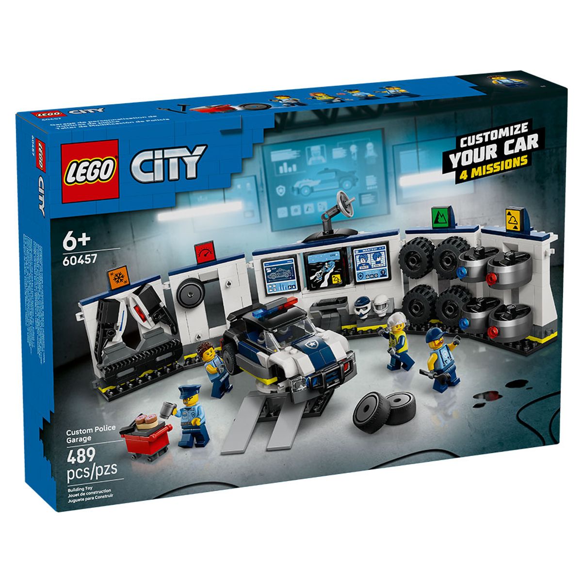 LEGO - LEGO TALLER DE MODIFICACIÓN DE AUTOS DE POLICÍA 60457