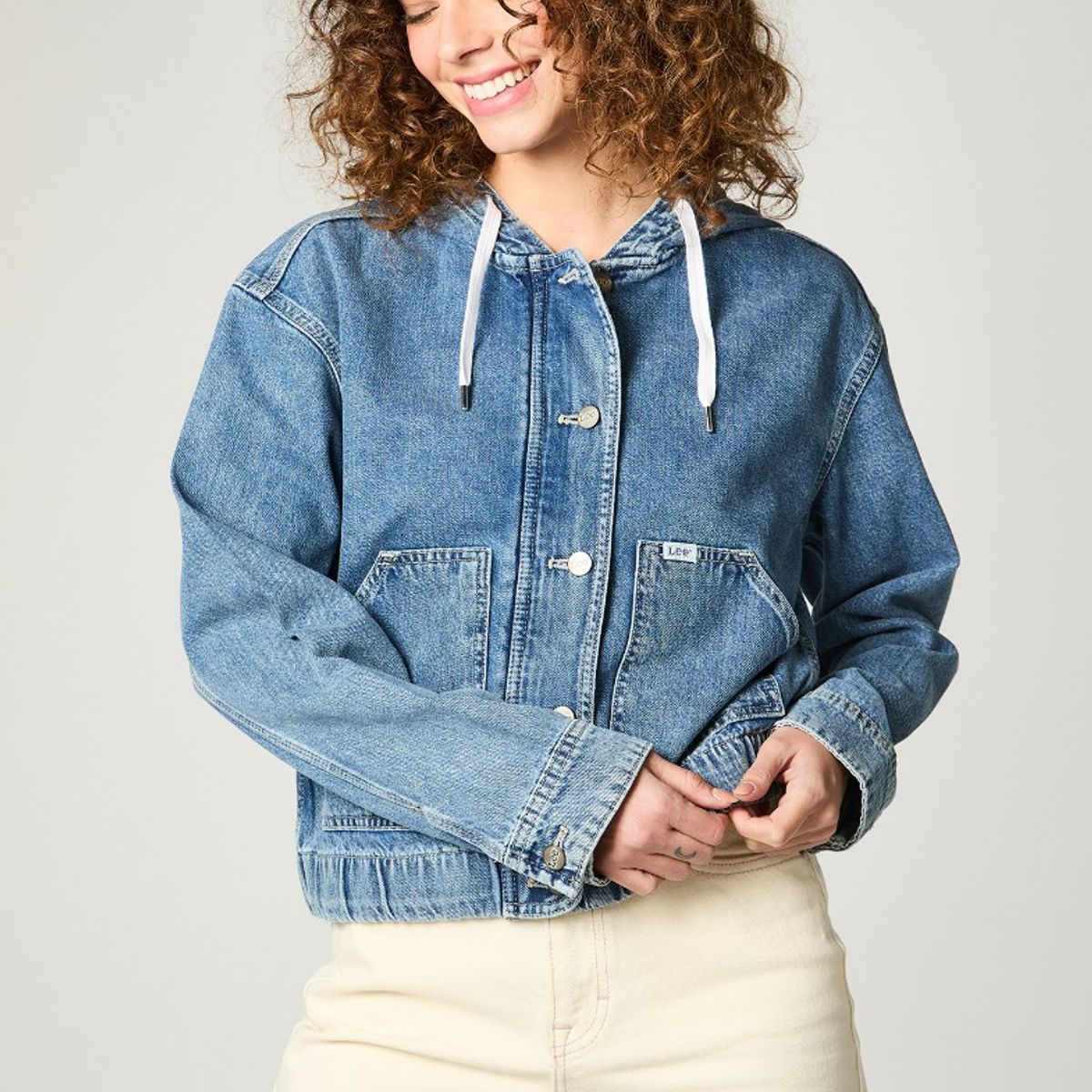 LEE - Chaqueta Mujer Denim Utility Fly Fishing