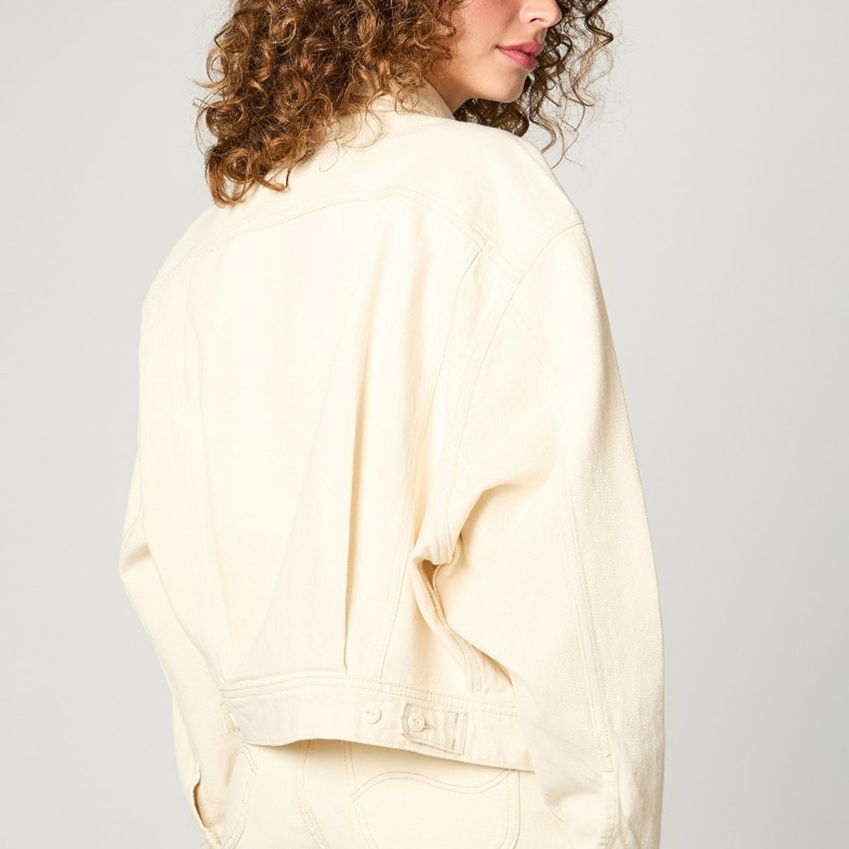 LEE - Chaqueta Mujer Denim Rider Ecru