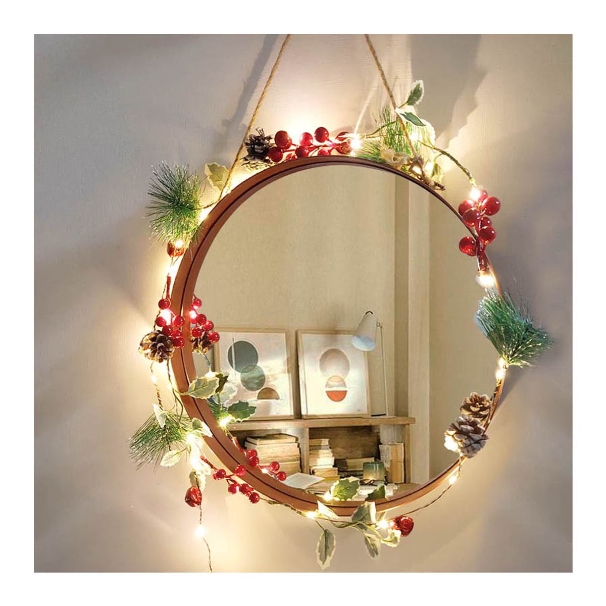 GENERICO - Guirnalda de Luces de Navidad Tipo Hada Cálida USB