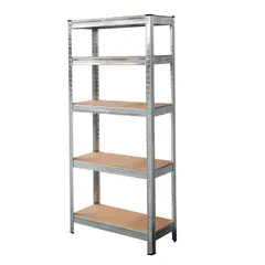 GENERICO - Estantería Metálica Galvanizada 5 Niveles - 150 x 70 x 30 cm