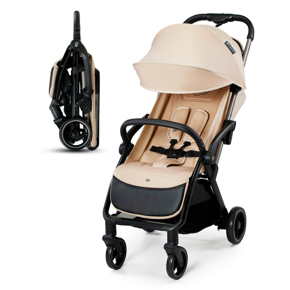 KINDERKRAFT - Coche de paseo Apino Beige