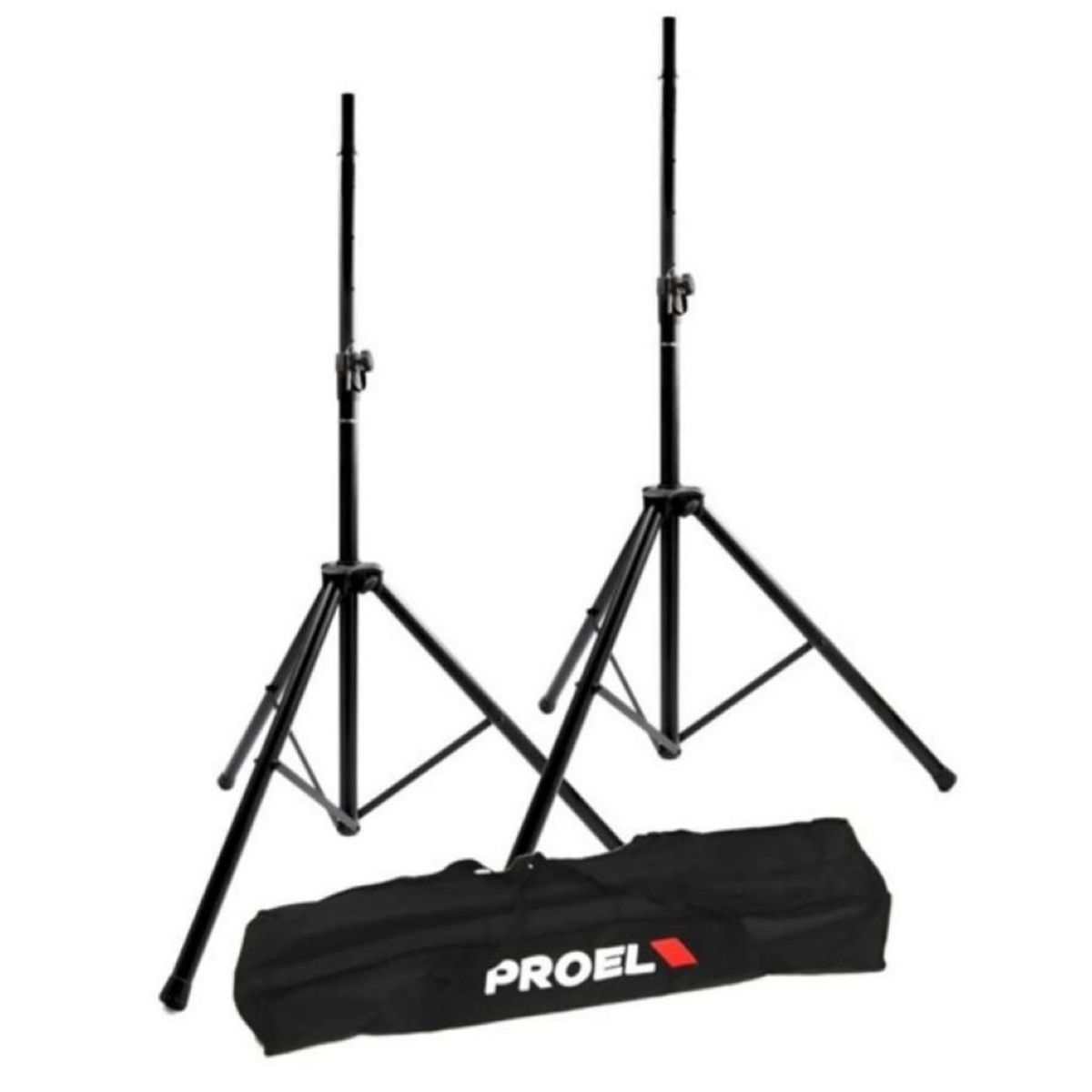PROEL - Par De Atriles De Parlantes Con Funda Proel FRE 180 Kit V2