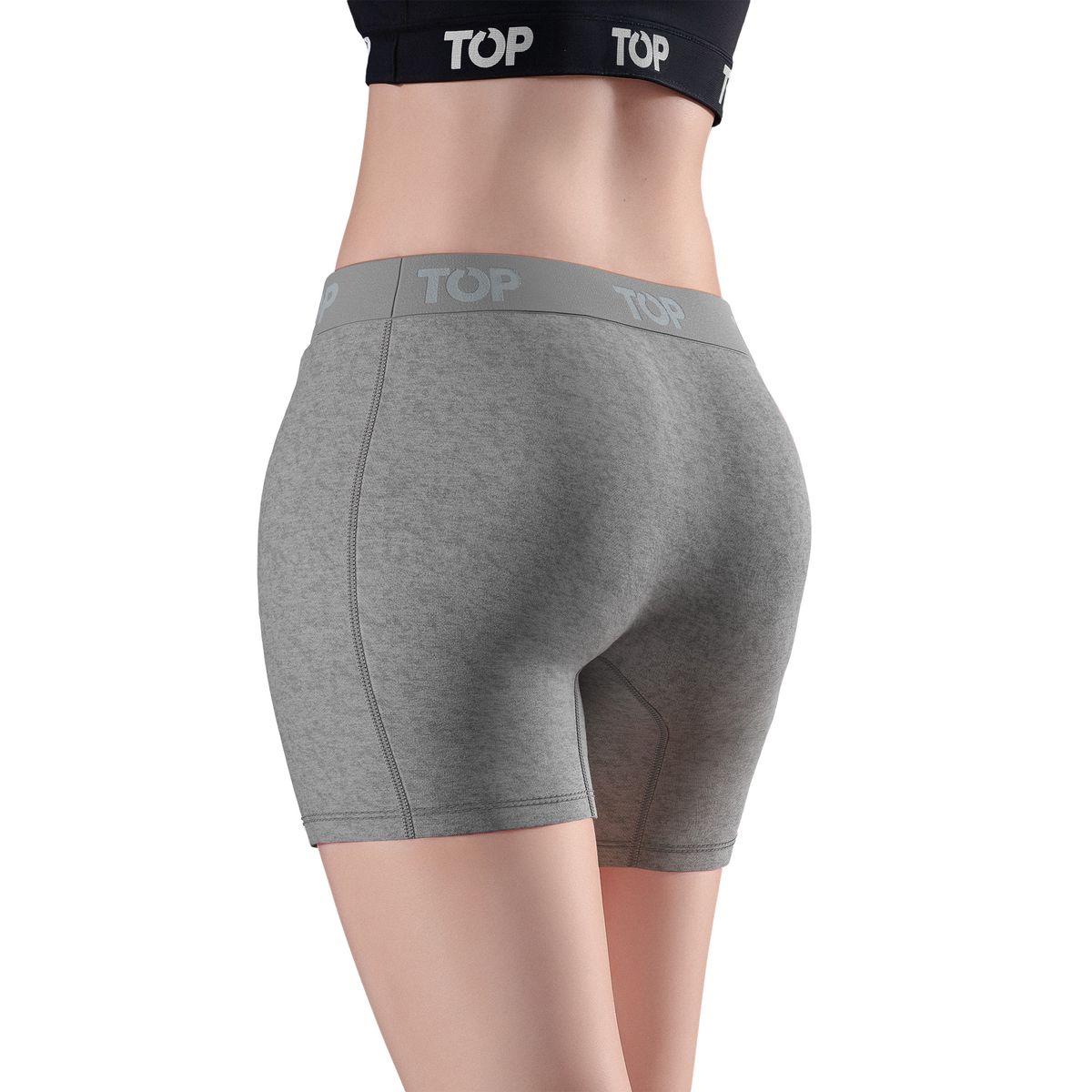 TOP - Bóxer Mujer Medio Algodón Pack 5 C4 Top