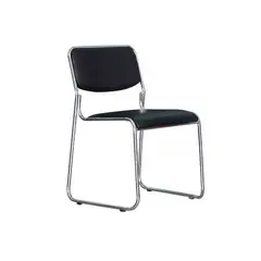 MSA MUEBLES SANTA ANA - PAR SILLA DE VISITA CROMADA FX114 2 UNIDADES