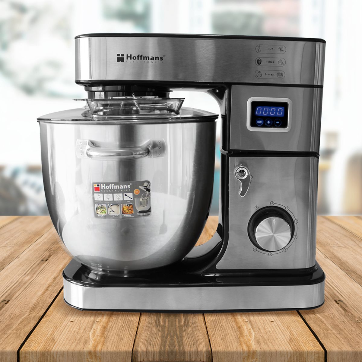 HOFFMANN - BATIDORA PEDESTAL AMASADORA PLANETARIA 15 litros 2000 watts