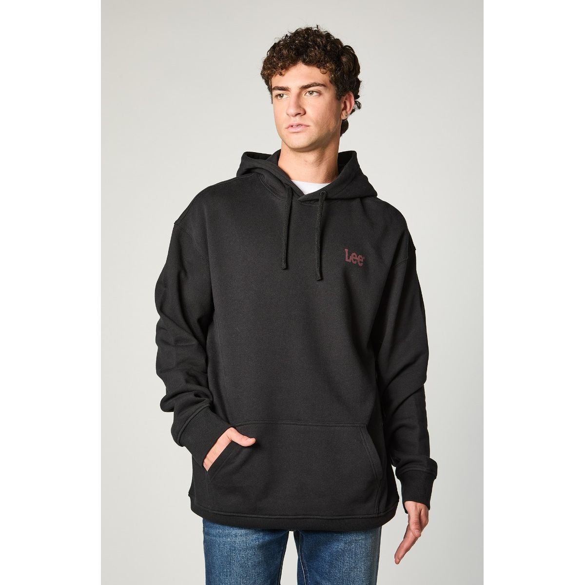 LEE - Poleron Hombre Hoodie Black