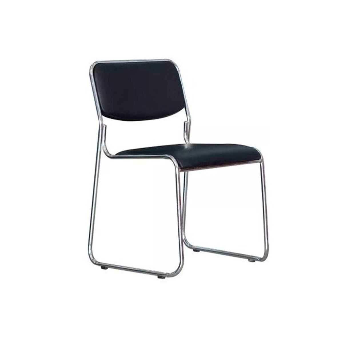 MSA MUEBLES SANTA ANA - 4 SILLAS DE VISITA CROMADA FX114 (4 UNIDADES)