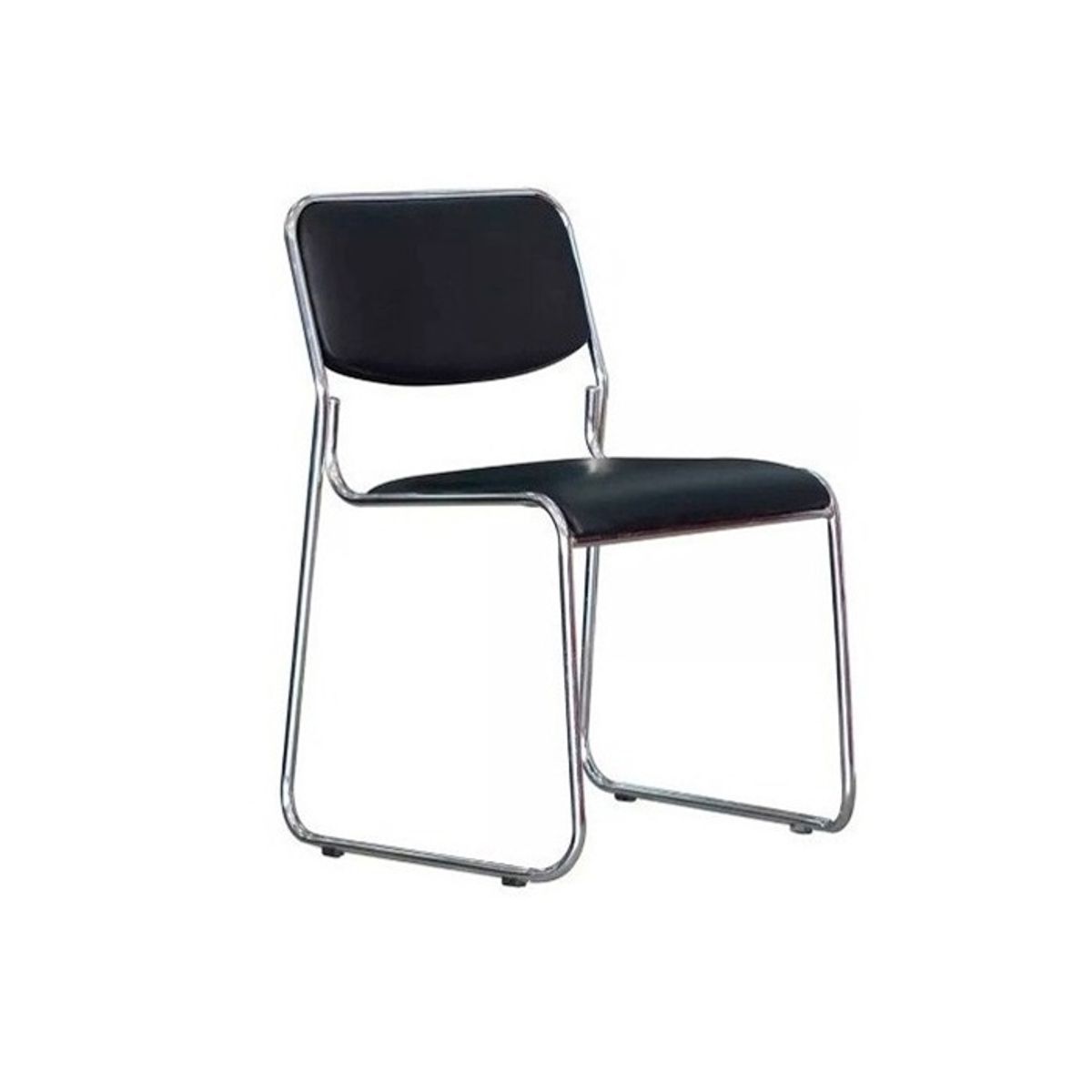 MSA MUEBLES SANTA ANA - 4 SILLAS DE VISITA CROMADA FX114 (4 UNIDADES)