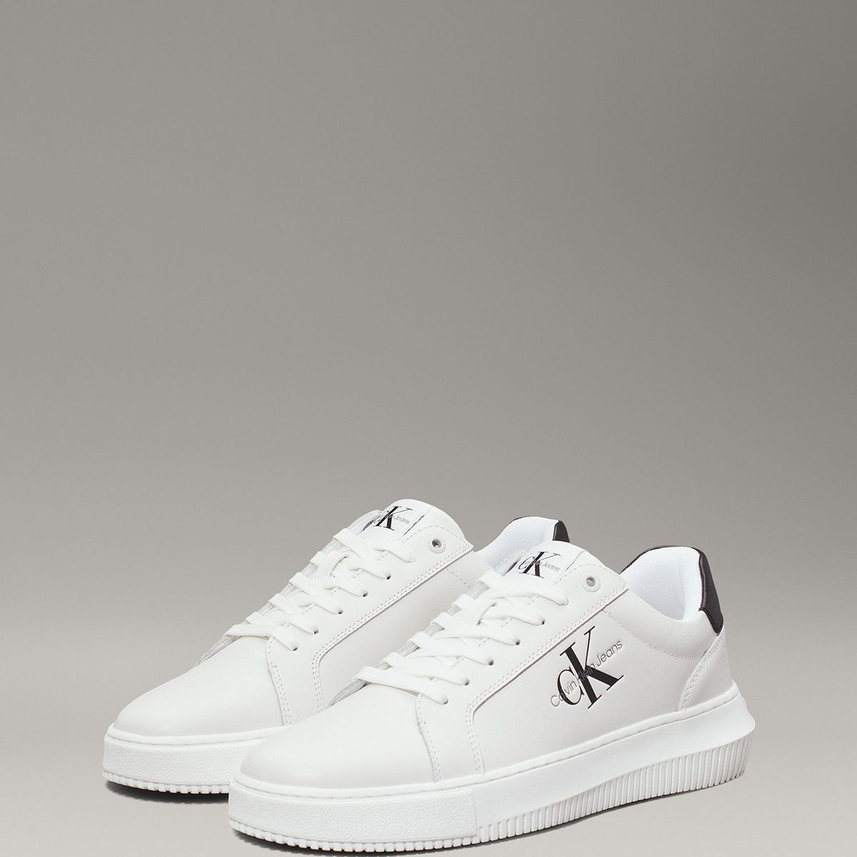 CALVIN KLEIN - Zapatillas Chunky Cupsole Monologo Blanco Calvin Klein