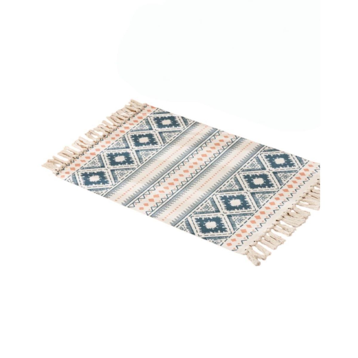 GENERICO - Set 2 Alfombras de Lino 60x90 cm para Bajada de Cama 4n01