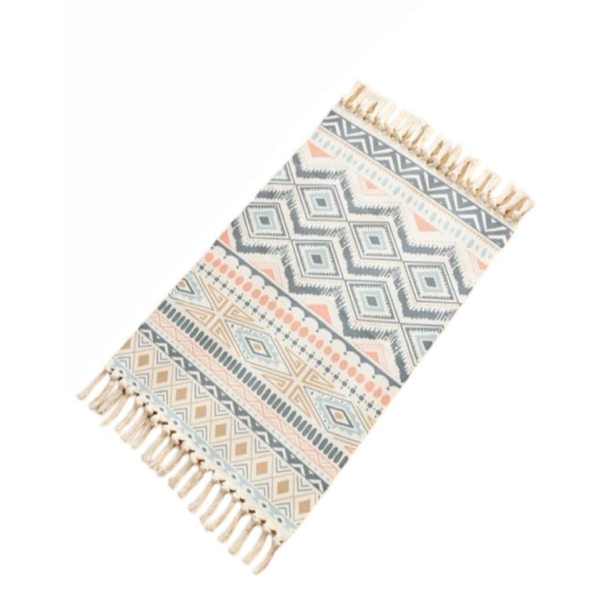 GENERICO - Set 2 Alfombras de Lino 60x90 cm para Bajada de Cama 4n15