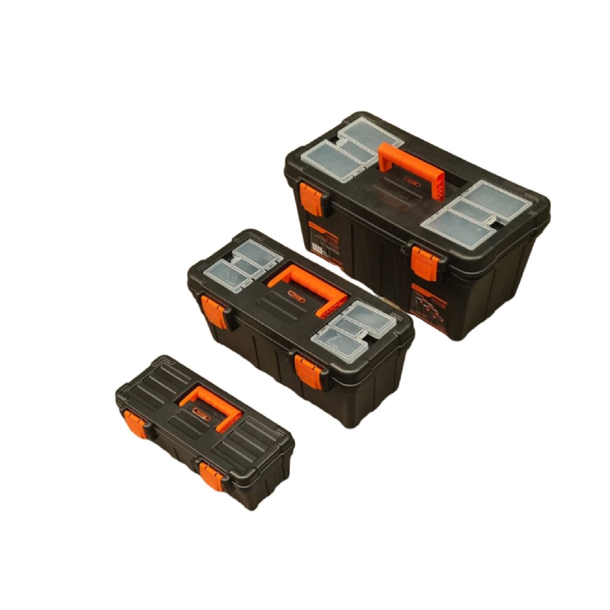 TACTIX - SET 3 CAJAS HERRAMIENTAS 20  17  13 PULG
