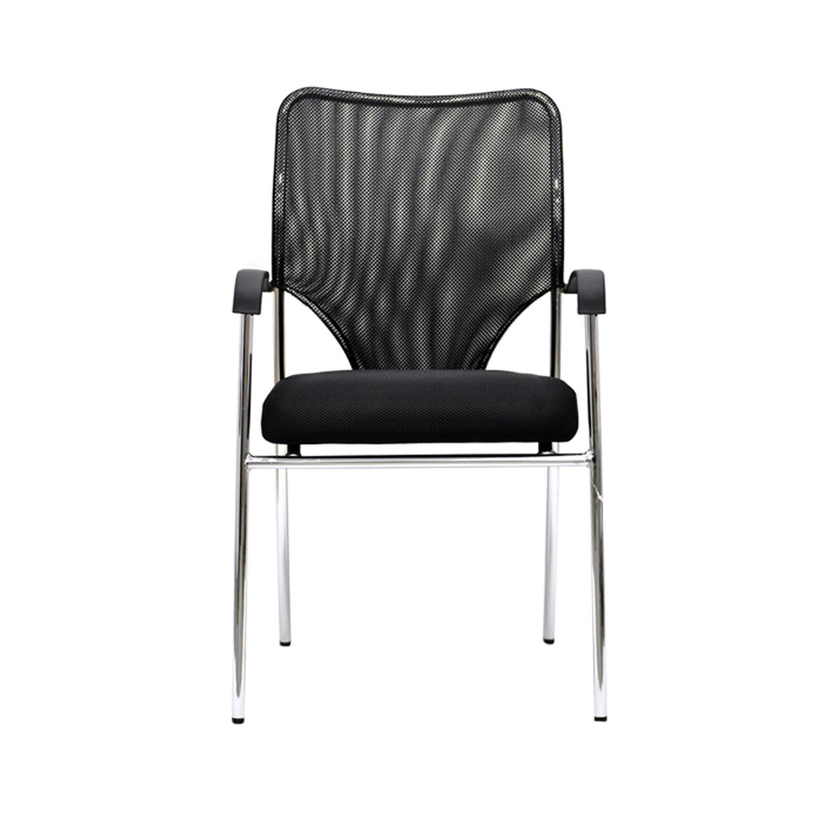 MSA MUEBLES SANTA ANA - PAR Silla De Visita Oficina Malla FX (54 x 54 x 90 cm) (2 UNIDADES)