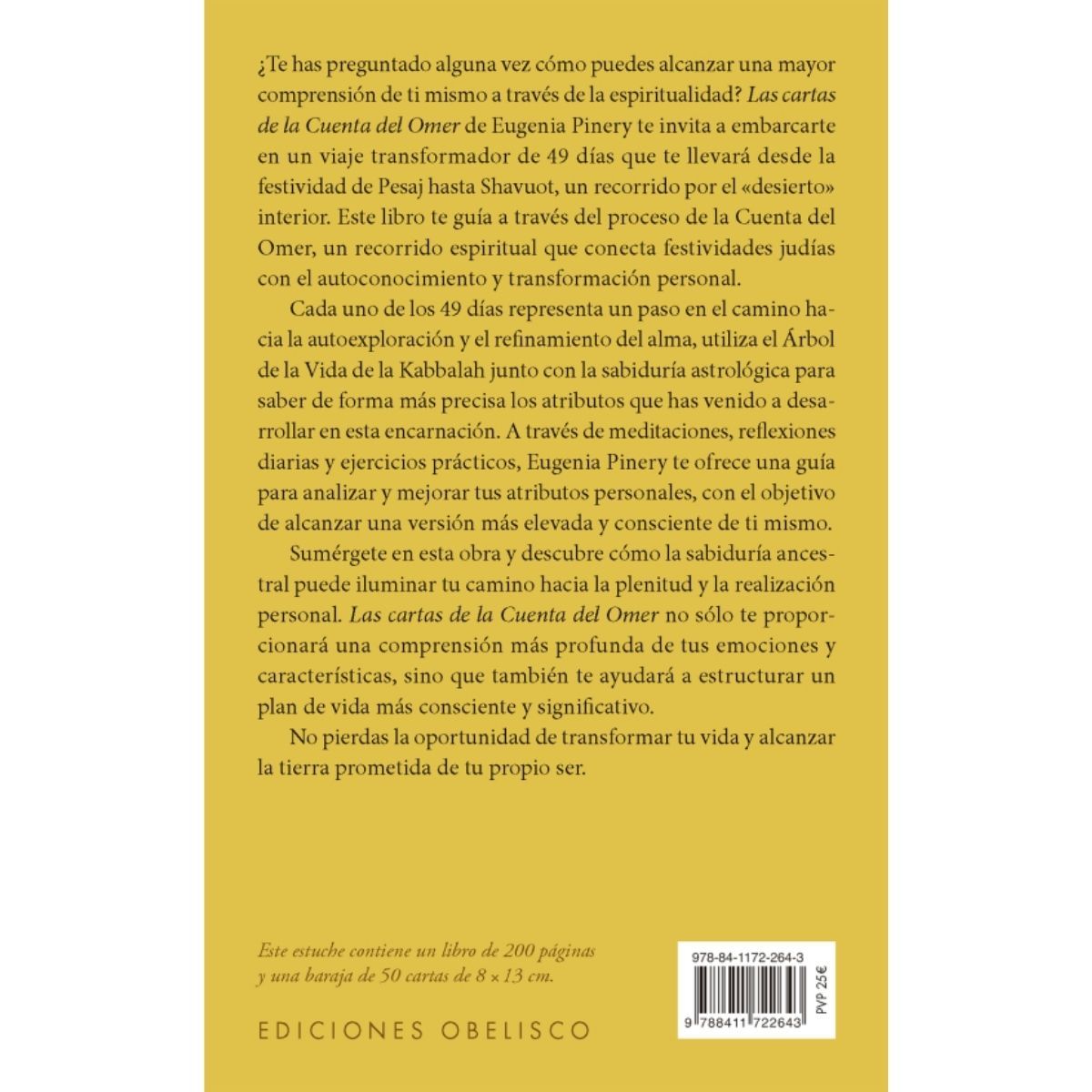 EDICIONES OBELISCO - Las cartas de la Cuenta del Omer o Sefirat ha Omer