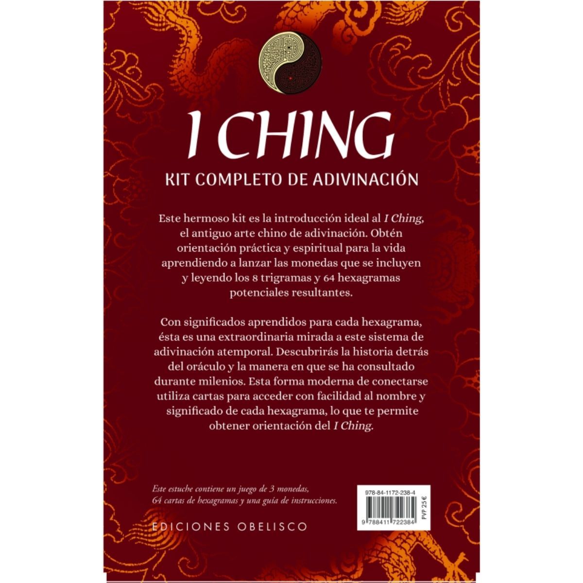 EDICIONES OBELISCO - I Ching. Kit completo de adivinación (Libro+Cartas)