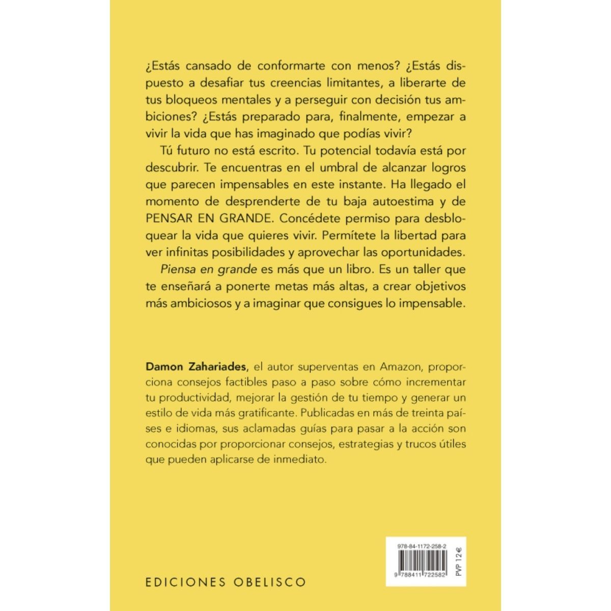 EDICIONES OBELISCO - Piensa en grande de Editorial Obelisco