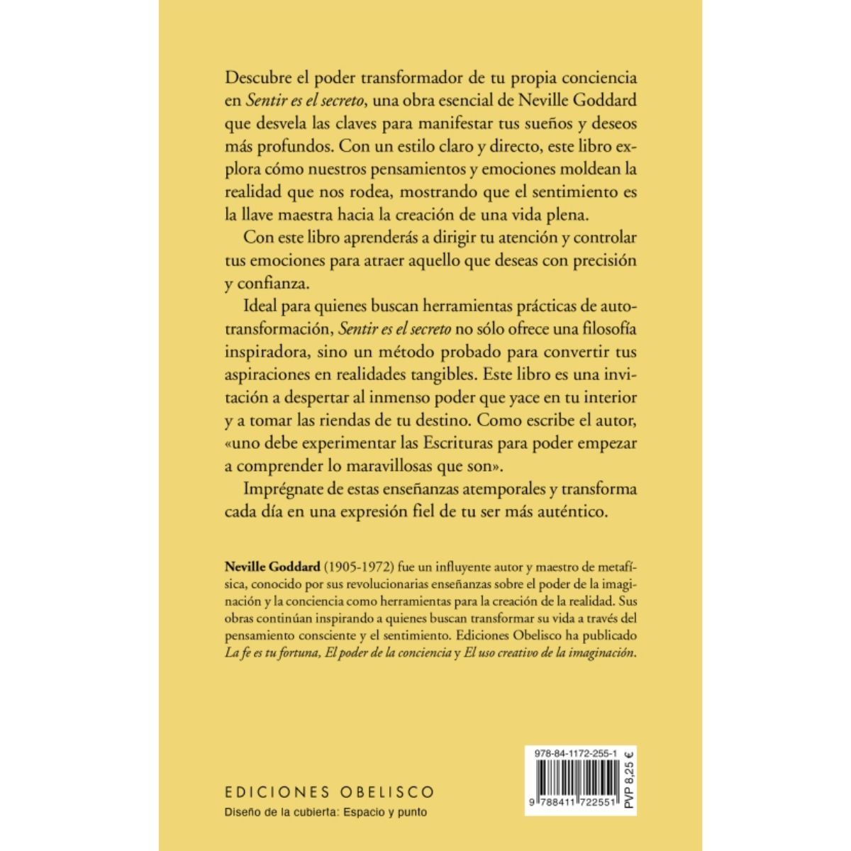 EDICIONES OBELISCO - Sentir es el secreto