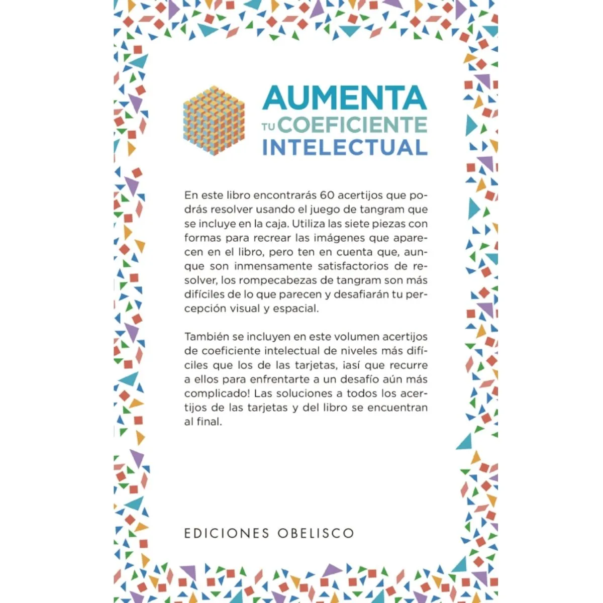 EDICIONES OBELISCO - Aumenta tu coeficiente intelectual