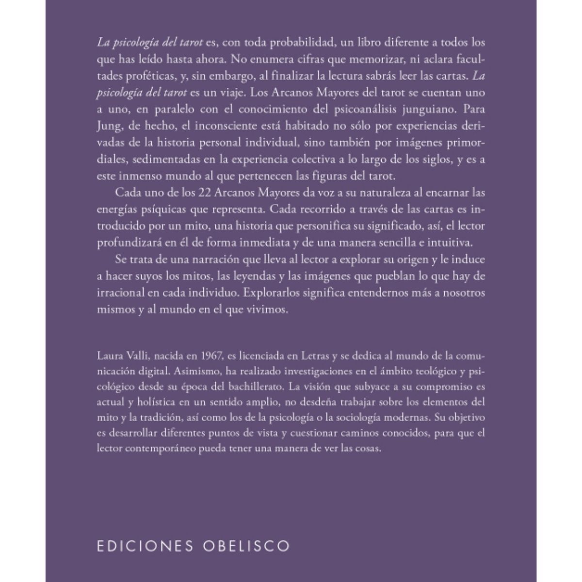 EDICIONES OBELISCO - La psicología del tarot