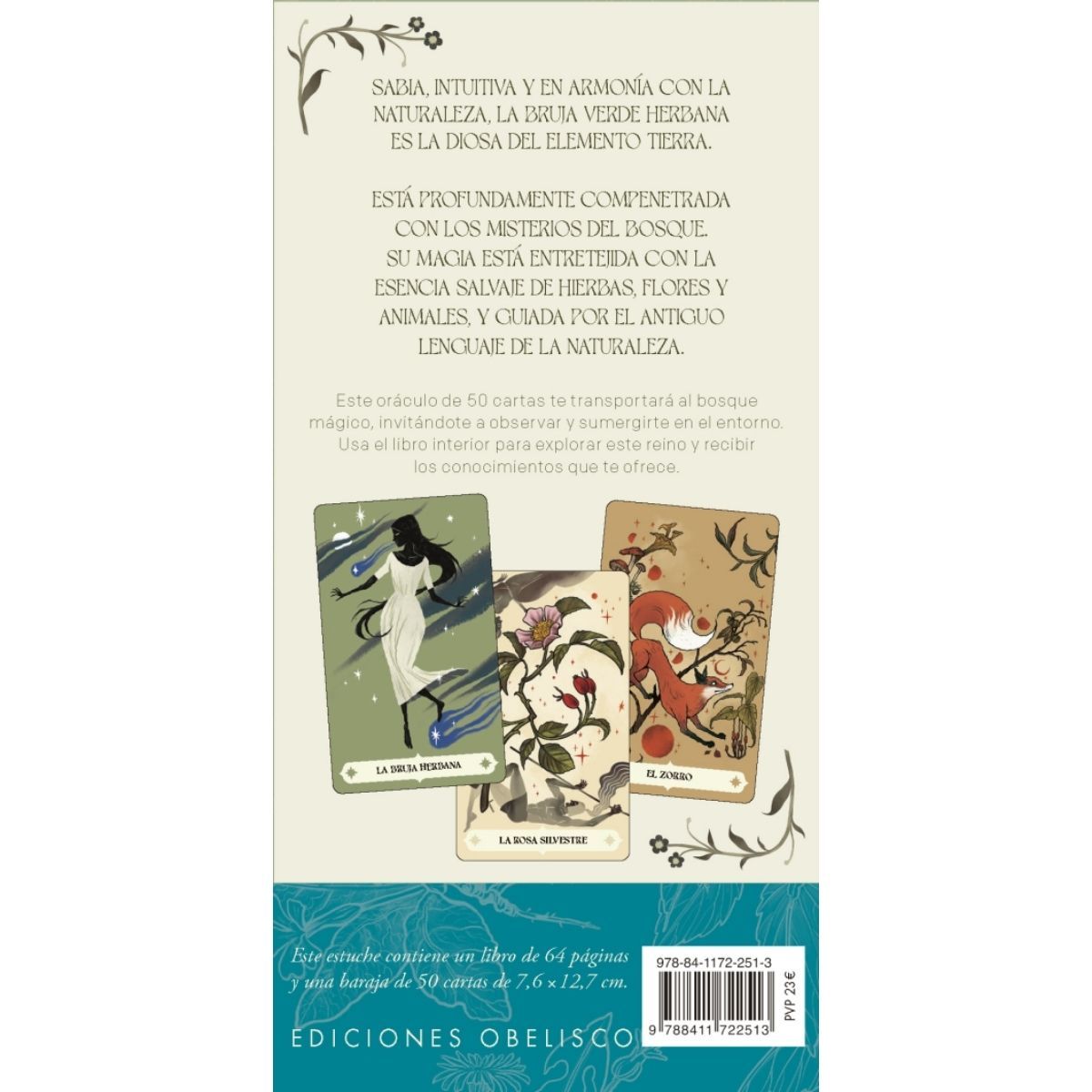 EDICIONES OBELISCO - Herbana. Oráculo de la bruja (Libro+Cartas)