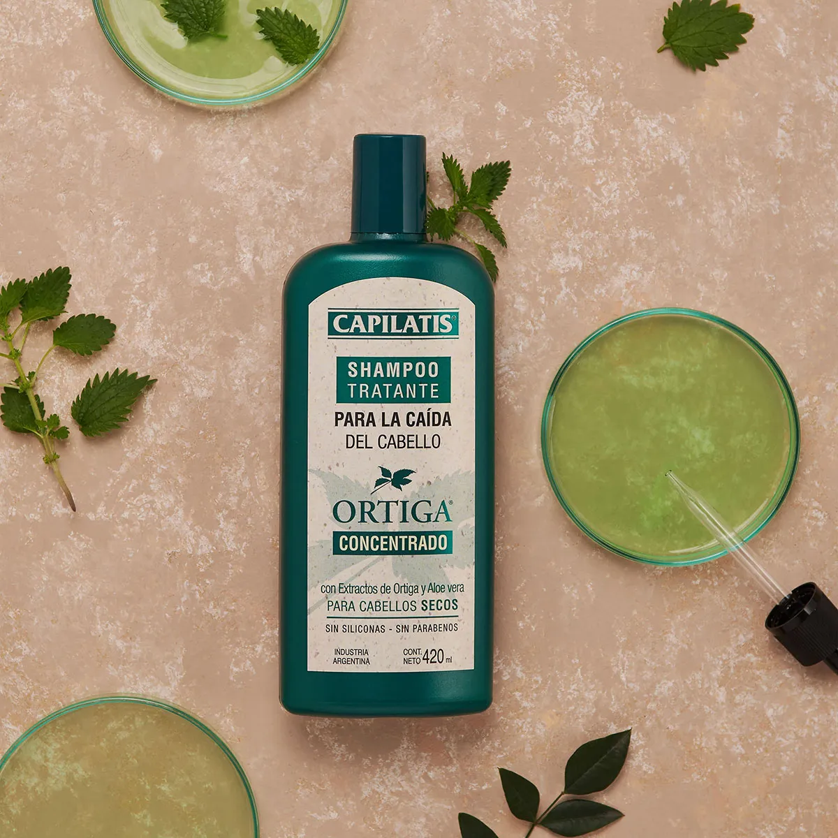 CAPILATIS - Capilatis Shampoo Ortiga Concentrado Cabello Seco