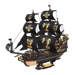 ROBOTIME - ROKR The Seahorse Barque Barco Pirata 3D de Madera con Diseño Barroco
