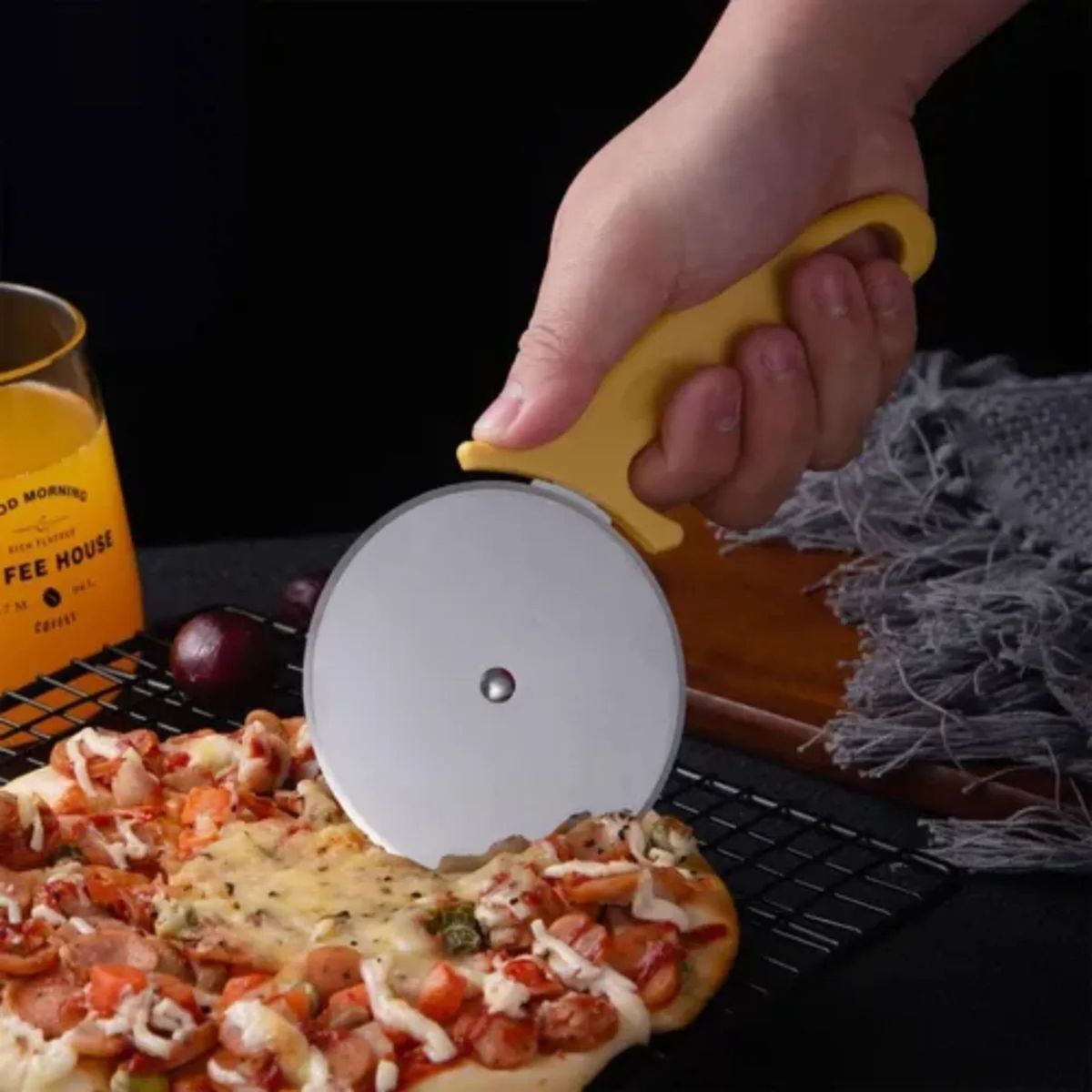 GENERICO - Cortador De Pizzas Masa Acero