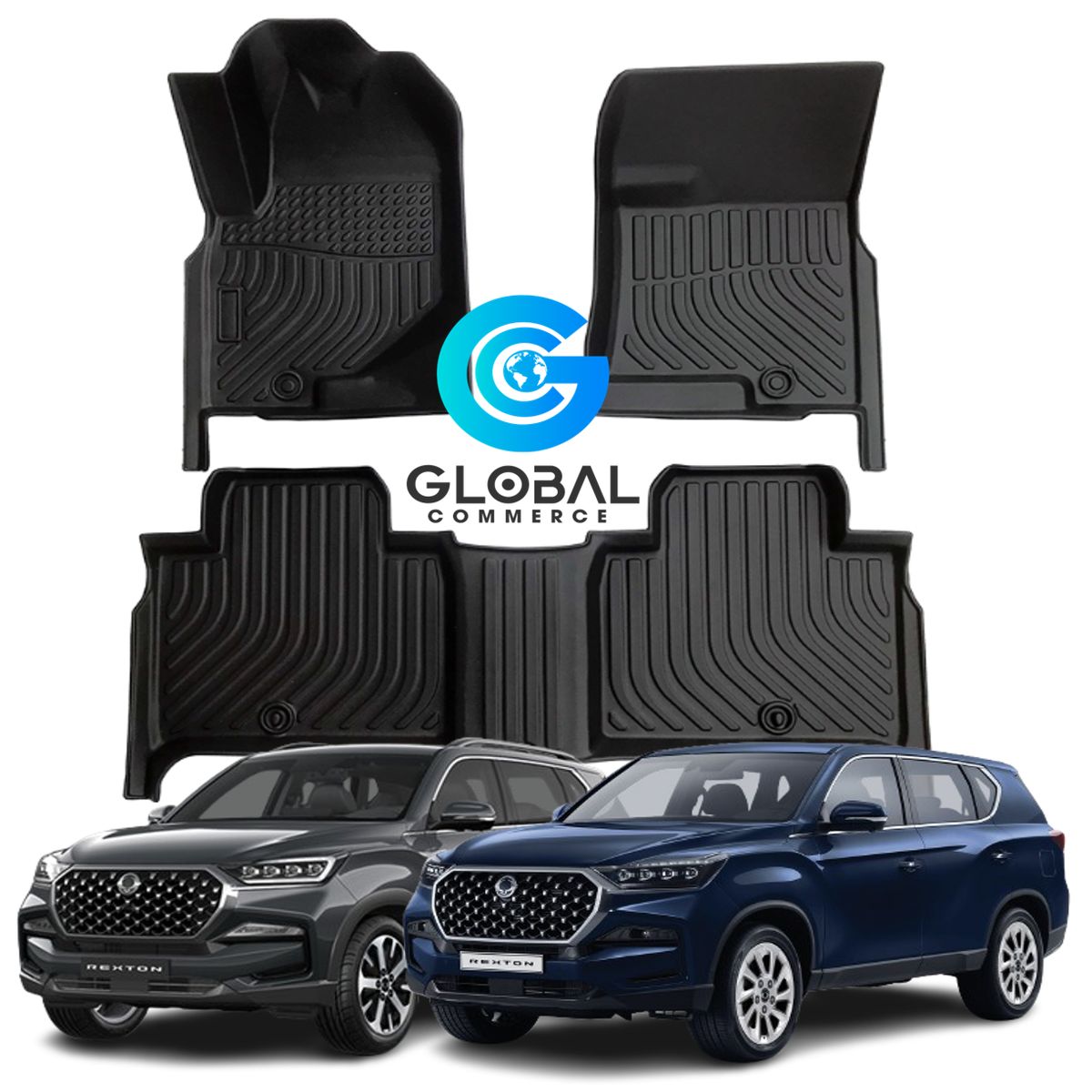 GENERICO - Set Pisos Calce Perfecto Ssangyong Rexton - 3 Piezas