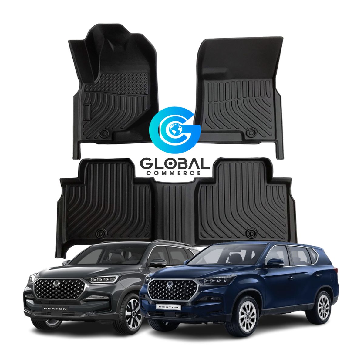 GENERICO - Set Pisos Calce Perfecto Ssangyong Rexton - 3 Piezas