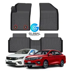 GENERICO - Pisos Calce Perfecto Chevrolet Sail 2024 - 2026 - 3 Piezas