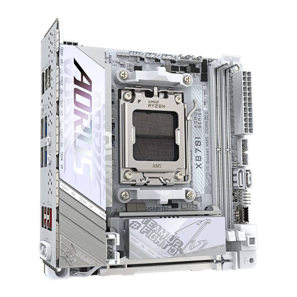 GIGABYTE - Placa Madre Gigabyte X870I AORUS PRO ICE, AM5, DDR5, mITX