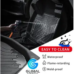 GENERICO - Set Cubre Pisos Calce Perfecto Ssangyong Korando - 3 Piezas