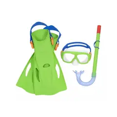 BESTWAY - KIT DE BUCEO SNORKEL - COLOR VERDE