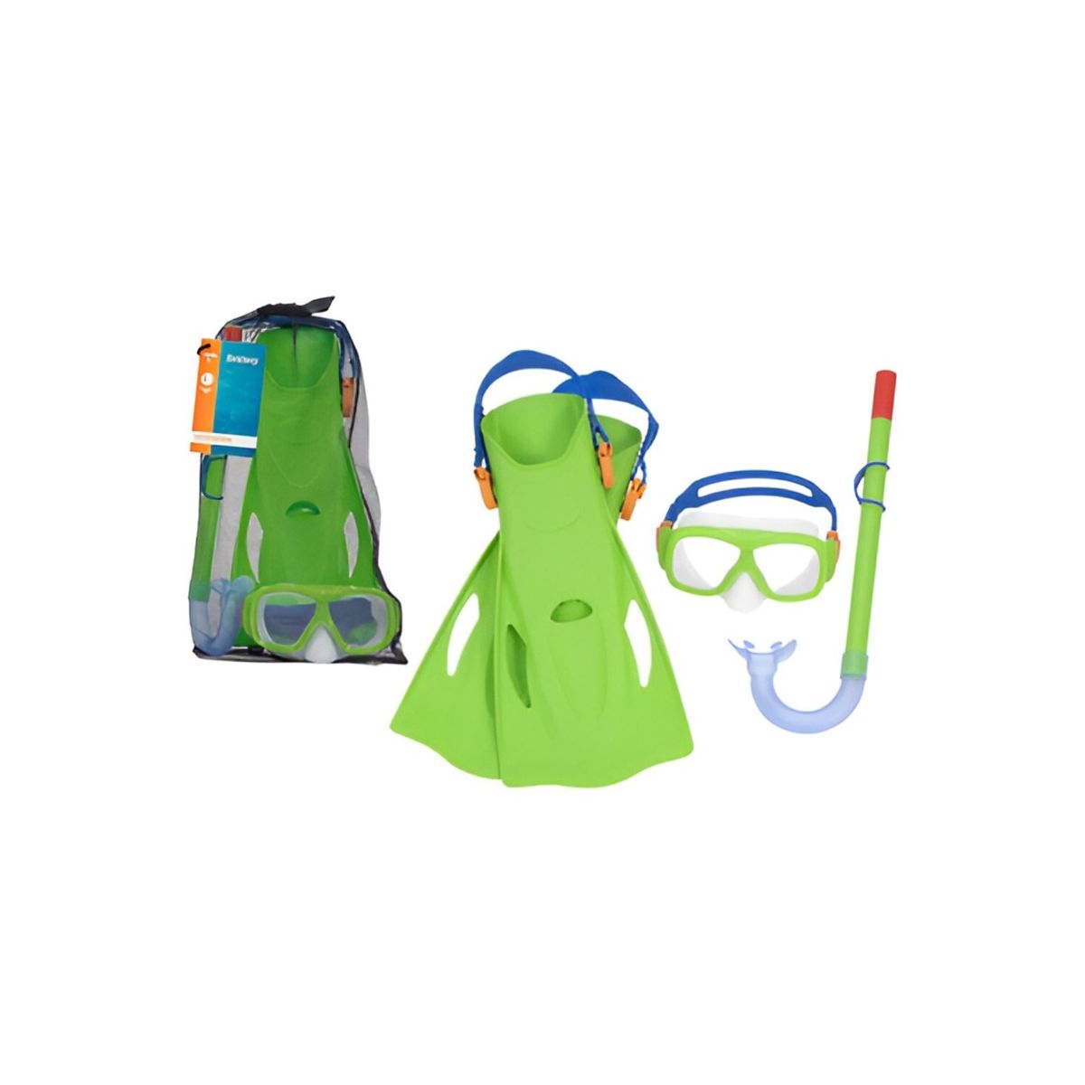 BESTWAY - KIT DE BUCEO SNORKEL - BESTWAY COLOR VERDE