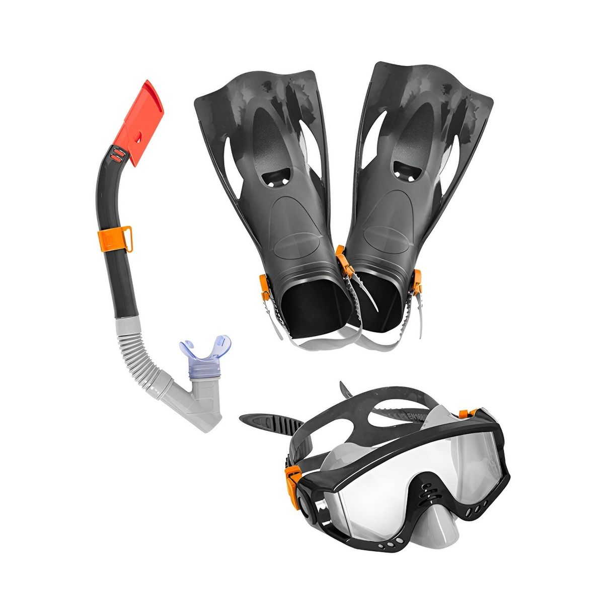 BESTWAY - KIT BUCEO +14 COLOR NEGRO