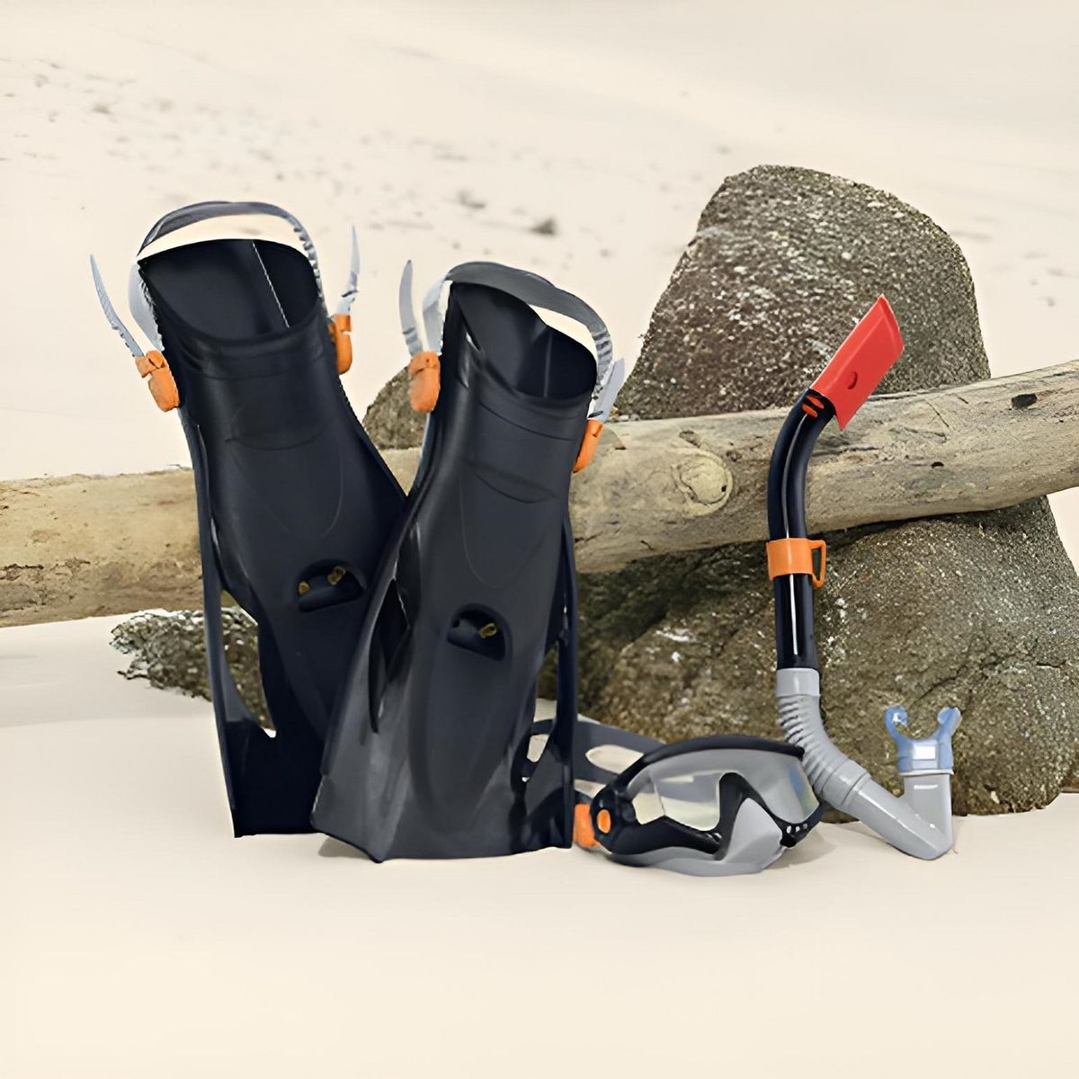 BESTWAY - KIT BUCEO +14 COLOR NEGRO