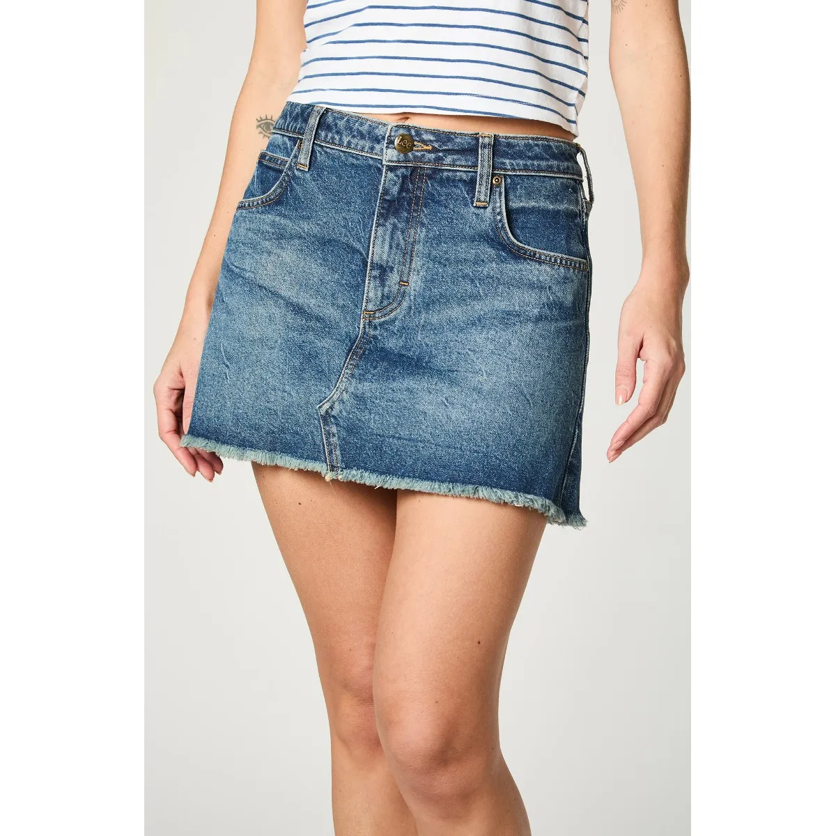 LEE - Falda Mini Skirt Facets Of Blue