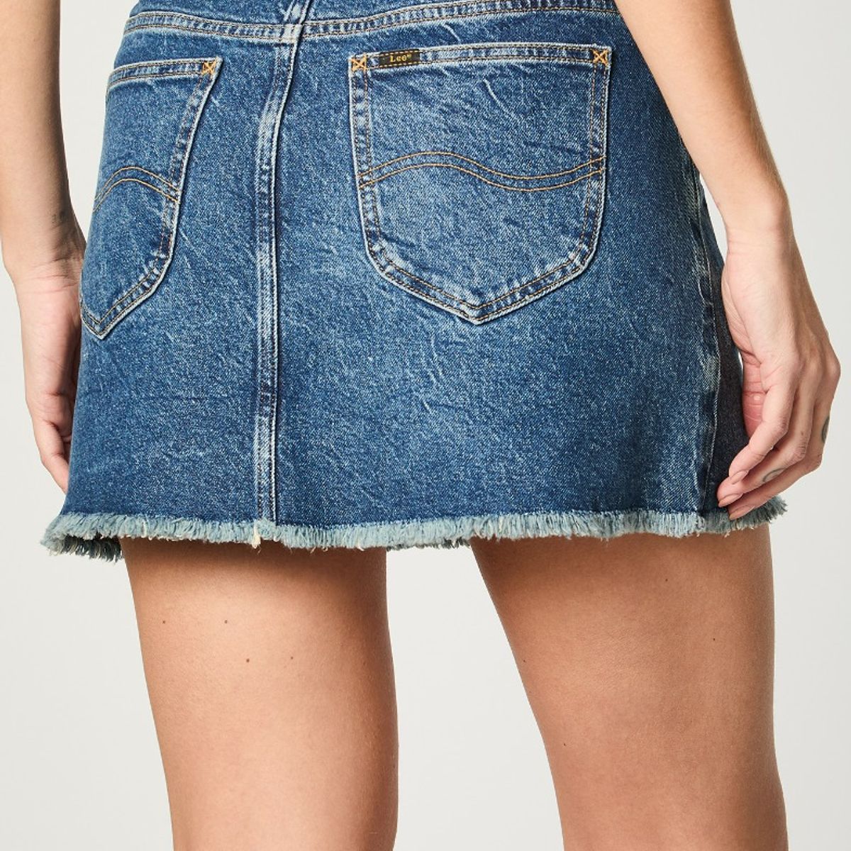 LEE - Falda Mini Skirt Facets Of Blue