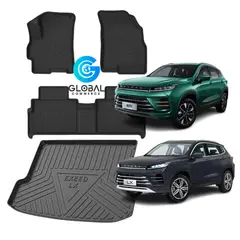 GENERICO - Set Pisos y meletero calce Perfecto Exeed LX - 4Pzs