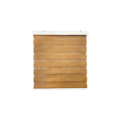 GENERICO - Cortina roller duo cafe jaspeado 200x240