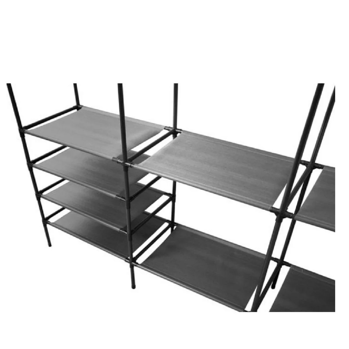 GENERICO - Closet Organizador 3 Espacios Zapatero Perchero Multifuncional