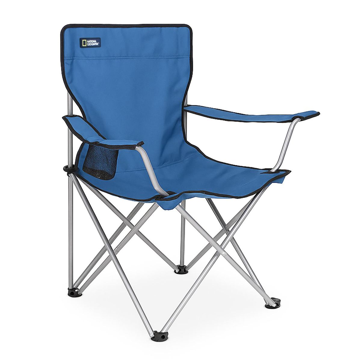 NATIONAL GEOGRAPHIC - Silla Plegable Camping Kenai Apoyabrazos Azul Nat Geo_.