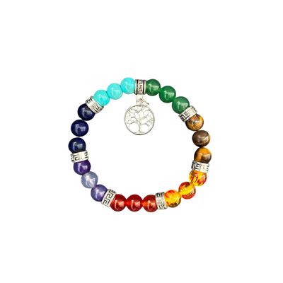 Imagen 2 del producto Pulsera de 7 chakras Amuleto Arbol