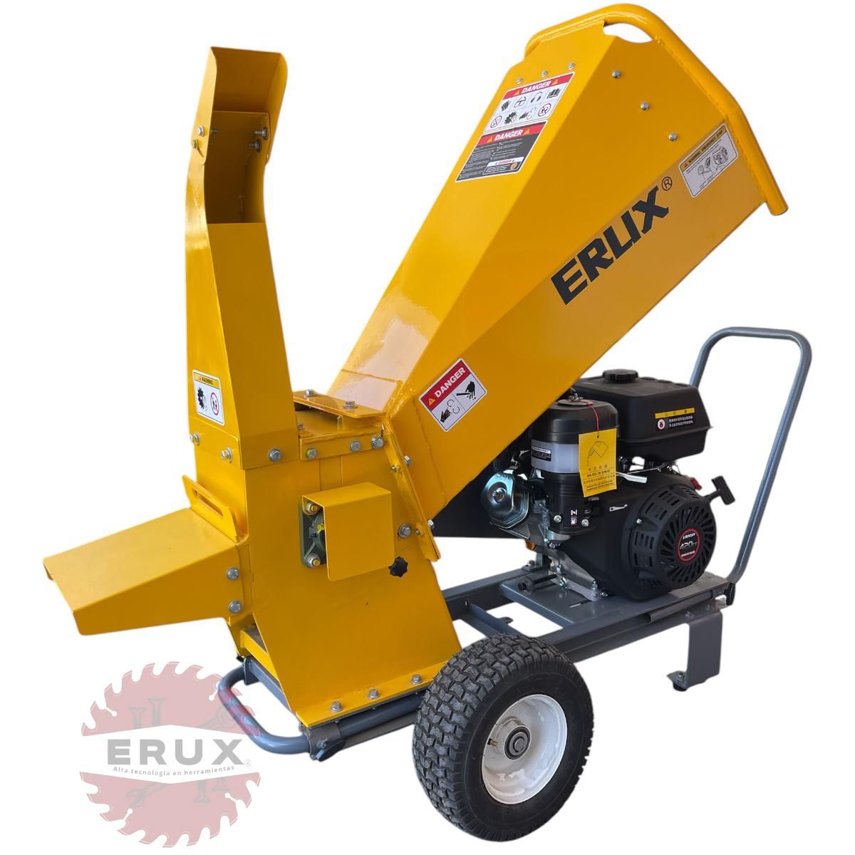 ERUX - Chipeadora  Trituradora De Ramas Y Palos Motor 15hp