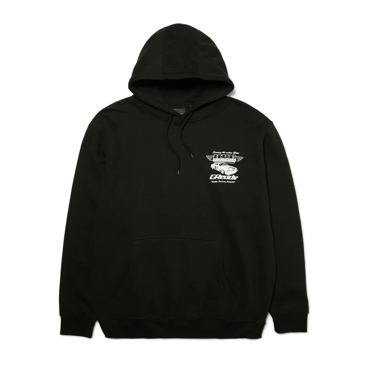 HUF - Polerón Negro Hombre HUF X GREDDY Body Works