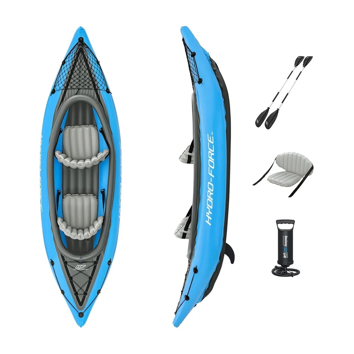 BESTWAY - KAYAK INFLABLE HYDRO-FORCE COVE CHAMPION X2